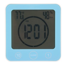 Waterproof Digital Thermometer Blue ABS Digital Temperature Meter Outdoor Garden Temperature Gauge with Hook