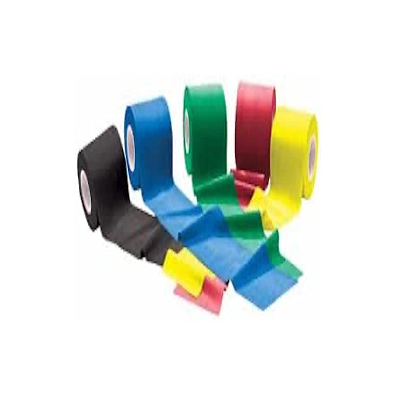 ROLYAN Energising Exercise Bands Latex Free, 25m, Red Medium, Elastic
