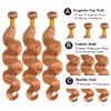 Honey Blonde Bundles P27/30 Body Wave Human Hair Highlight Light