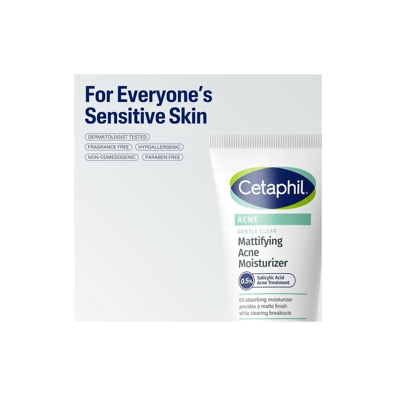 Cetaphil Crema Hidratante Facial Matificante Para Acné 89ml
