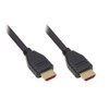 Good Connections Ultra-High-Speed HDMI 2.1 Kabel - 8K UHD-2 @60Hz / 4K UHD @240Hz - 48 Gbit/s - ideal für Gaming - vergoldete Stecker, 3-Fach Schirmung - KUPFERLEITER - SCHWARZ - 0,5 m / 50 cm