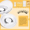 QUEWEL No Glue Needed Eyelashes Magnetic, False Eyelashes Natural Look,