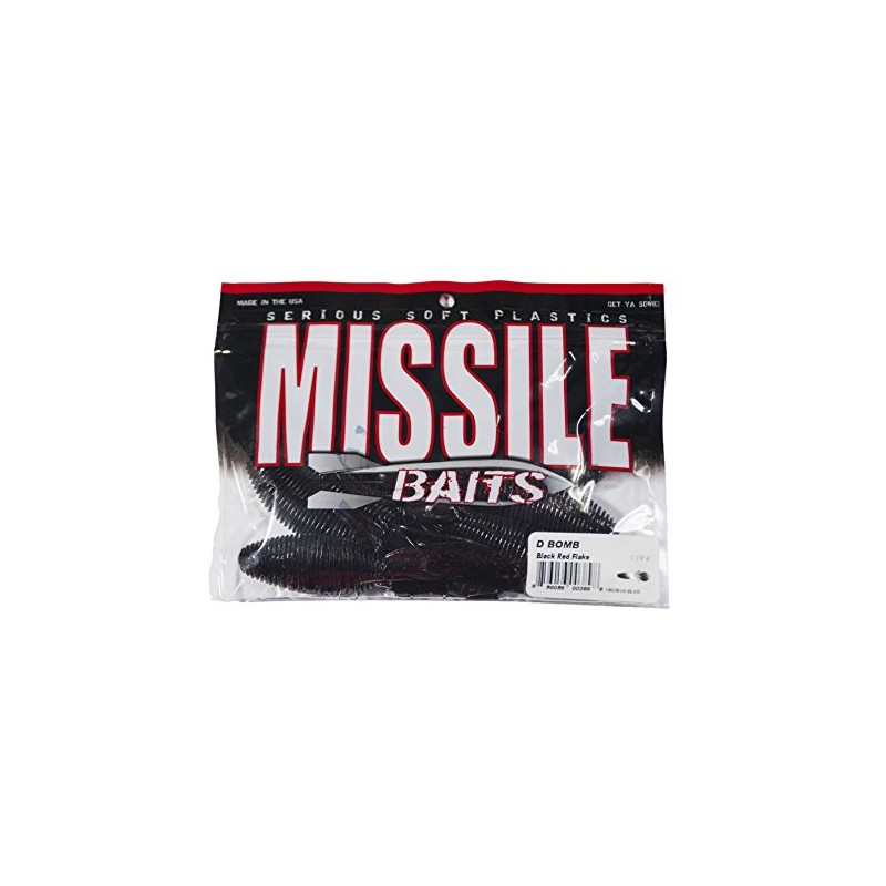 Missile Baits D Bomb, Black Red Flake