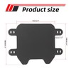 Motorcycle Front Number Plate, ABS Plastic Ebike E Bike Front