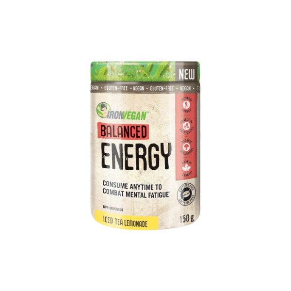 Iron Vegan Balanced Energy (Iced Tea Lemonade) - 150g