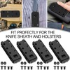 Relaxweex 4 Pack 3 Inch Holster Belt Clips Knife Belt
