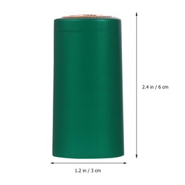 NUOBESTY Bottle Sleeves Wine Bottle Cork Stopper 100pcs Red Wine Bottle Shrink Film Packing Machine Plastic Heat Shrink Wine Bottle Seals Shrink Caps Wine Making Supplies