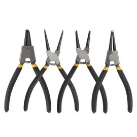 HFS(R) Snap Ring Pliers, Set of 4, Tools, Work, Repair, Total Length: 7.1 inches (180 mm)