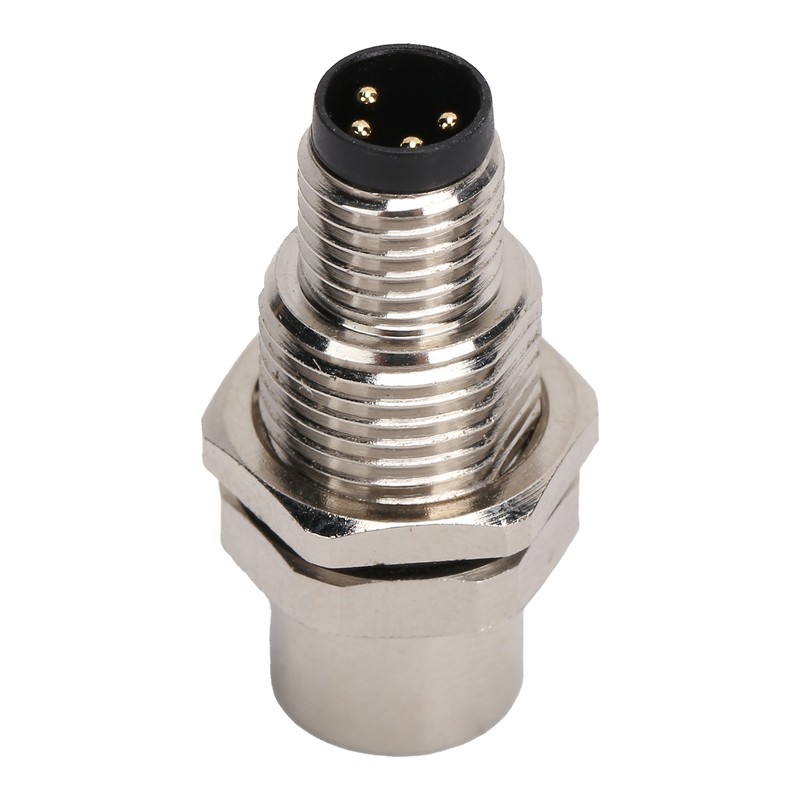 M8‑I4 Brass Industrial Connector Adapter M8 IP67 Waterproof Connector 4pin