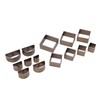 14 Pcs Leather Cutting Mold 2 Shape Exquisite High Carbon