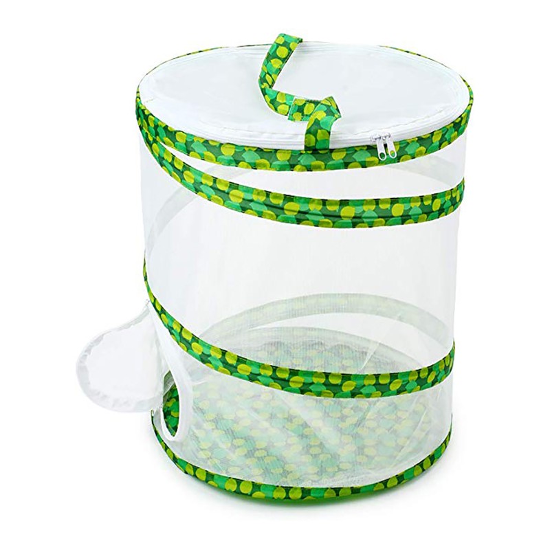 Net Insect Butterfly Habitat Cage Collapsible Insect Housing Enclosure Breeding