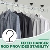 Sekonow Closet Rod Bracket, 1.5 Inch Heavy Duty Metal Closet