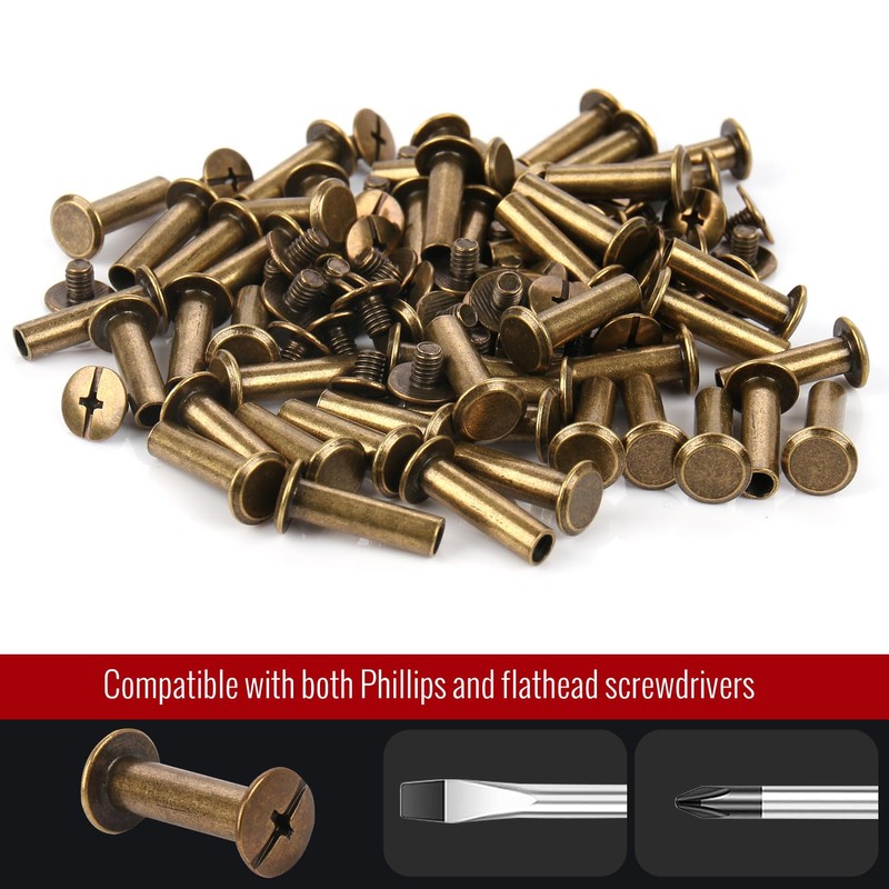 Chicago Binding Screws - 5 mm x 12 mm Binding