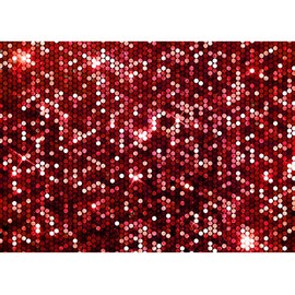 8x6ft Red Glitter Backdrops for Photography Red Bokeh Sequin Shimmer Wall Backdrop Birthday Wedding Engagement Anniversary Prom Dance Bridal Shower Party Decorations Banner