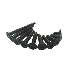 TOP LINE M3六角皿ビス 20mm ブラック TSD-20BK