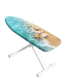 ASQVTIFE Starfish Shell Mini Ironing Board for Crafts Sewing Portable Ironing Boards Tabletop Iron Board Cover Replacement Stain Resistant Cover for Ironing Board