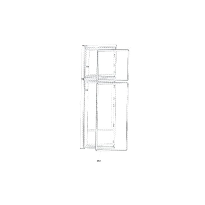 Beko Fridge Freezer Door Seal (Marking 252) 5958270300