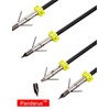 PANDARUS 34inch 8MM Bow Fishing Hunting Arrows Archery Fiberglass Arrows