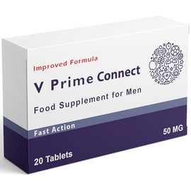 ErexOn - V Prime Connect 20 Tablets | Men's Health Support | 100mg Herbal Supplement for Men | Quick Absorbing Formula | Made in the UK