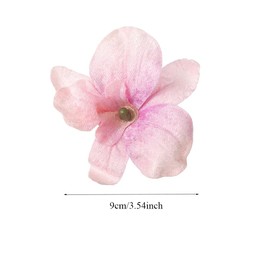 3Pcs Artificial Flower Hair Clips Orchid Flower Hair Pins Bohemian Flower Hair Barrettes Hawaiian Hair Accessories for Women Vacation Beach Party Wedding (Random Color)