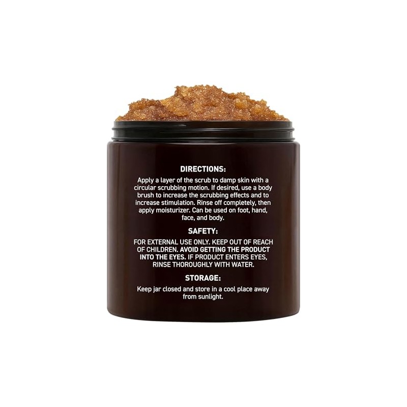 BROOKLYN BOTANY - Exfoliante de azúcar morena 283 g (Brown