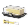 LOVFE Airtight Butter Dish with Lid and Knife Spreader for