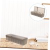 KONTONTY Plastic Cable Management Box Lid 7-Slot Cord Organizer Case