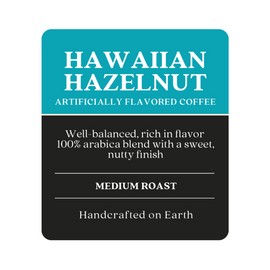 Copper Moon Coffee, Hawaiian Hazelnut, Medium Roast, Ground, 3 x 12 oz