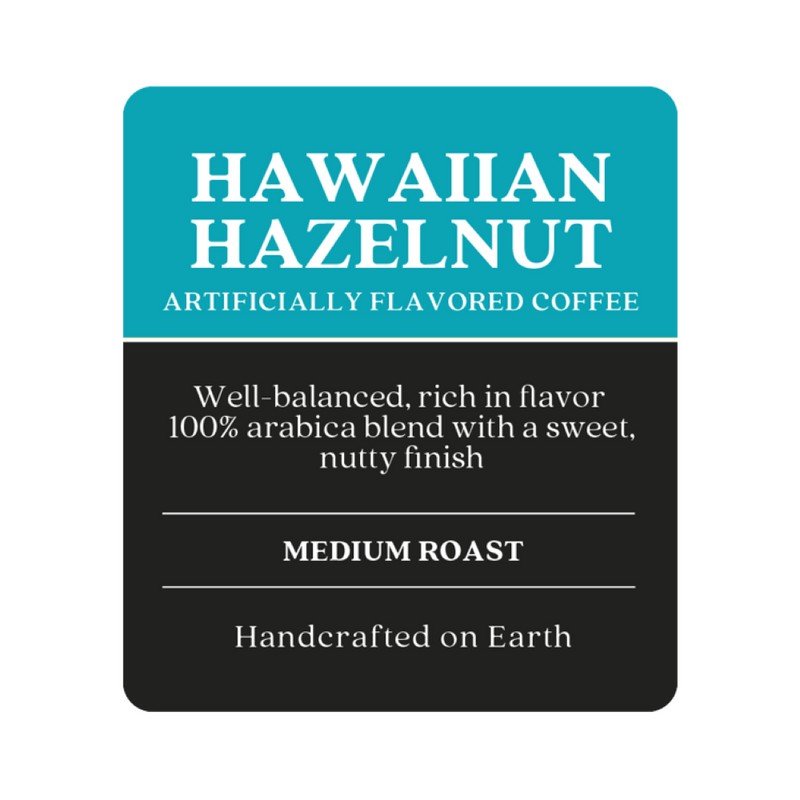 Copper Moon Coffee, Hawaiian Hazelnut, Medium Roast, Ground, 3 x
