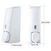Soap Dispenser Wall Mount Foaming, 600ml Wall Mounted Manual Foam