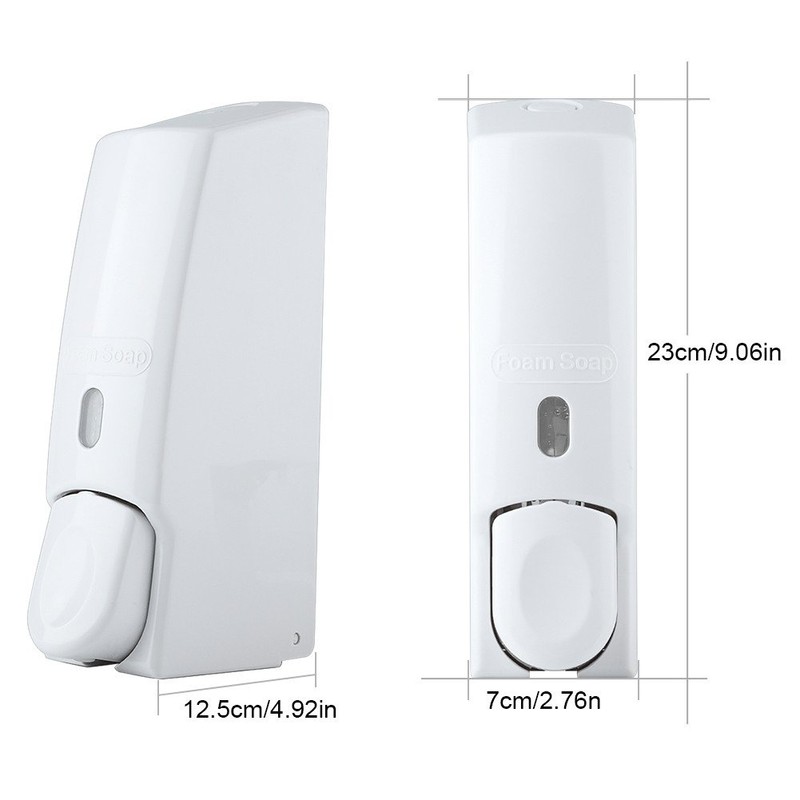Soap Dispenser Wall Mount Foaming, 600ml Wall Mounted Manual Foam