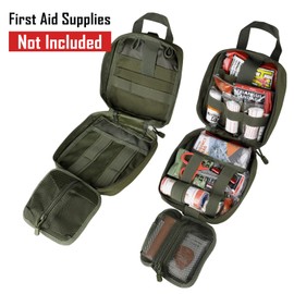 LIVANS First Aid Bag Empty Medical Ifak Pouch Molle EMT Pouches Rip-Away Tactical Military Trauma Emergency Medic Bag