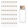 JIUYUE 55 pcs 30 ml Small Glass Cork Bottles,Glass Jar