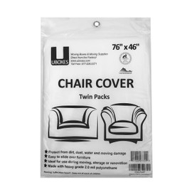 UBmove Mattress and Furniture Covers Protective Packaging for Moving and Storage (Chair Cover - 2 Pack) Best for Covering Your Chairs During Relocation
