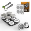 Reusable Capsules for Nespresso OriginalLine - 6pcs Refillable Coffee Pods,Stainless