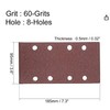 BOXONLY Hook and Loop Sanding Sheet Sanding Paper 8 Holes