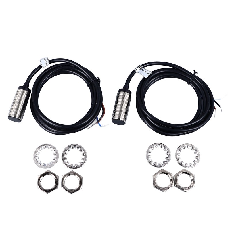 2 Pcs Inductive Proximity Sensor 4mm Detecting Distance DC 3