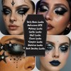 UCANBE Smokey Black Eyeshadow Palette, 15 Colors Dark Shimmer Matte