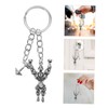 SUPVOX Keyring Dumbbell Figure Fitness Keychain for Men Women Stylish