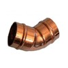 Bag of 2-15mm Solder Ring 45 Degree Elbow (Known as 45 Degree Elbow / 45 Degree Copper Elbow / 45 Degree Pipe Fitting / 45 Degree Bend Also Available in 15mm, 22mm, 28mm, 35mm, 42mm and 54mm)