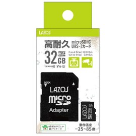 Heavy Duty Micro SD 32GB MicroSD Micro SDHC Waterproof Shock Resistant X-ray Anti-Static Recording Digital Camera Video Memory Card Memory Card Lazos MicroSDHC Card 32GB Class 10 L-B32MSD10-U3V10