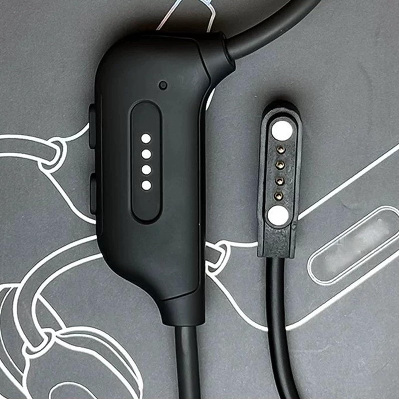 Charging Cable for Bone Conduction Headphone, 4-pin Charger Fit for