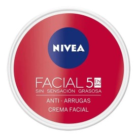 Crema Nivea Facial Hidratante 5 En 1 Anti Arrugas 200ml