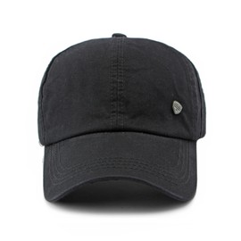 YAMEE Baseball Cap Men's Retro Baseball Cap Women's Exquisite Embroidery Lightweight Baseball Caps for Men Sun Protection Peaked Caps for Men Breathable Cap Women Adjustable Sports, black