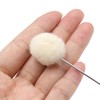 Wool Daubers 10 Pcs Leather Ball Brush Applicator Leather Dyeing