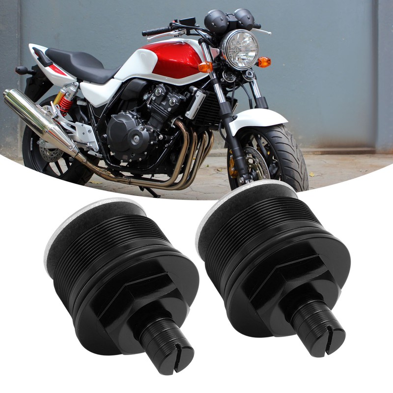 2 Pcs Preload Fork Cap Metal Front Shock Absorber Adjusters