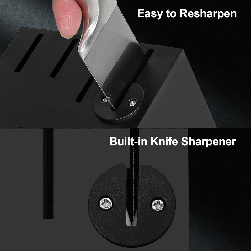 Kuisine Premium Knife Set,One Piece Molding High Carbon Stainless Steel