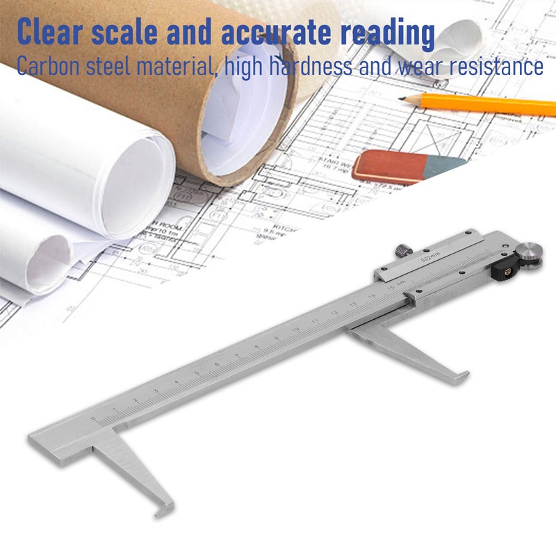 Vernier Caliper Inner Diameter Gauge Carbon Steel Industrial Adjustment Measuring