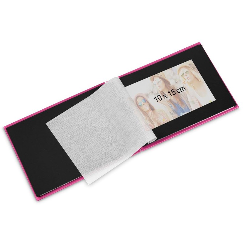 Hama Fine Art photo album, 50 black pages (25 sheets),