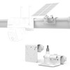 Okemeeo Gutter Mount for Cinnado B6 Camera, Solar Panel Mount